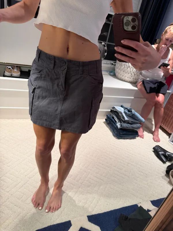 Brandy Melville Cargo Mini Skirt - Image 2