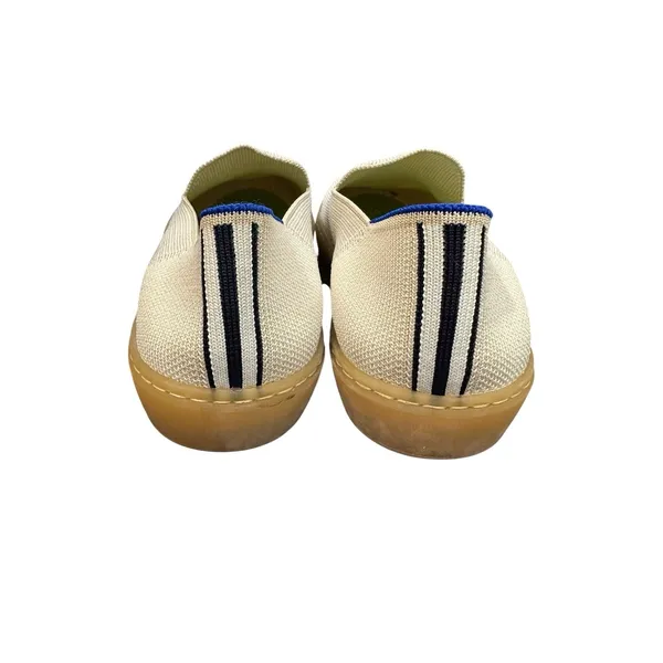 Rothy's The City Slip On Sneakers Womens Size 7.5 Ivory Comfort Flat Gum #S65-1‎ - Image 9