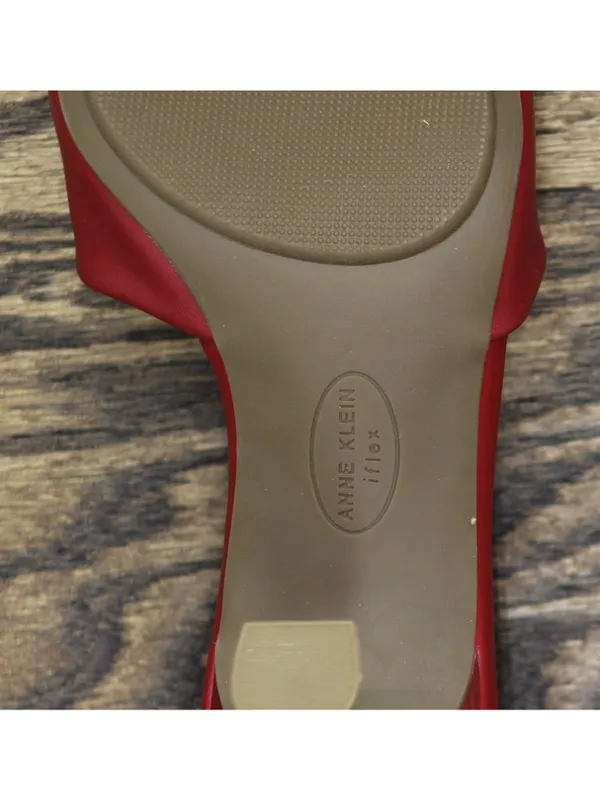 NWT Anne Klein Jessie Ankle Strap Two Piece Dress Sandals JESS04F9 Red 8.5M - Image 16