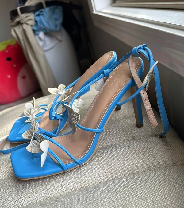 Blue Butterfly Heels - Image 3