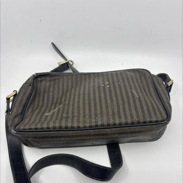 Vintage Fendi Crossbody Bag - Brown/Black - Image 4