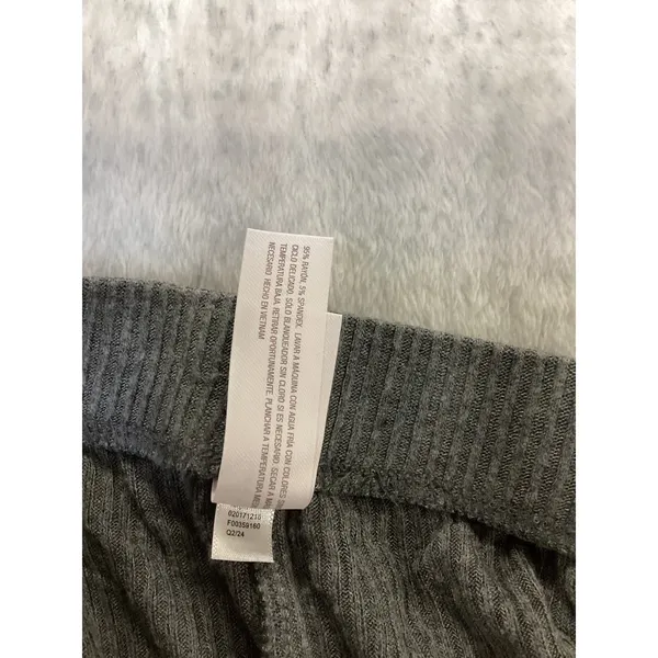 Auden Womens Plus Size 1X Ribbed Knit Pajama Jogger Pants Dark Gray NWT.… - Image 4