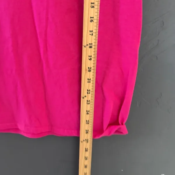 Thrasher Magazine Graphic T-Shirt Hot Pink Yellow Logo Skate Tee Womens Small - Image 6