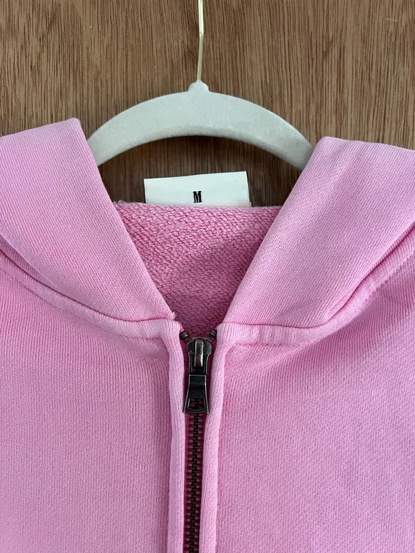 ELWOOD cotton candy pink zip up hoodie - Image 2