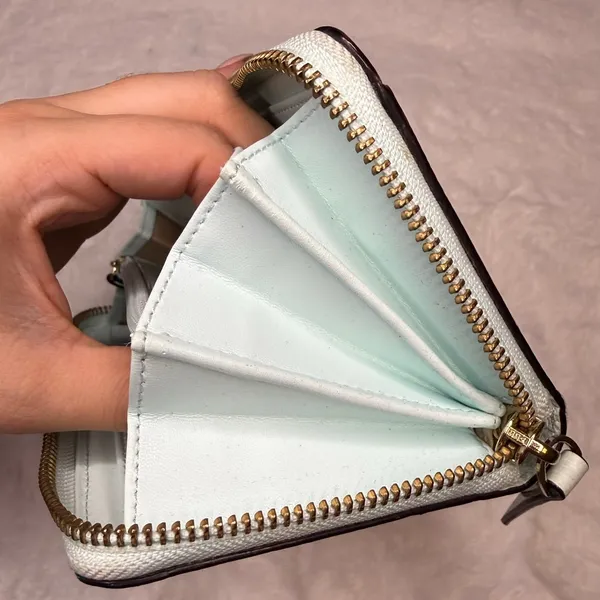 KATE SPADE New York Mint Green Zip Around Wallet - Image 4