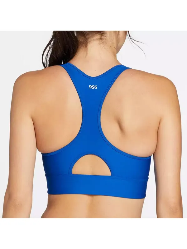 (C280) DSG Women’s Racerback Compression Sports Bra Size XS Team Royal Blue - Image 2