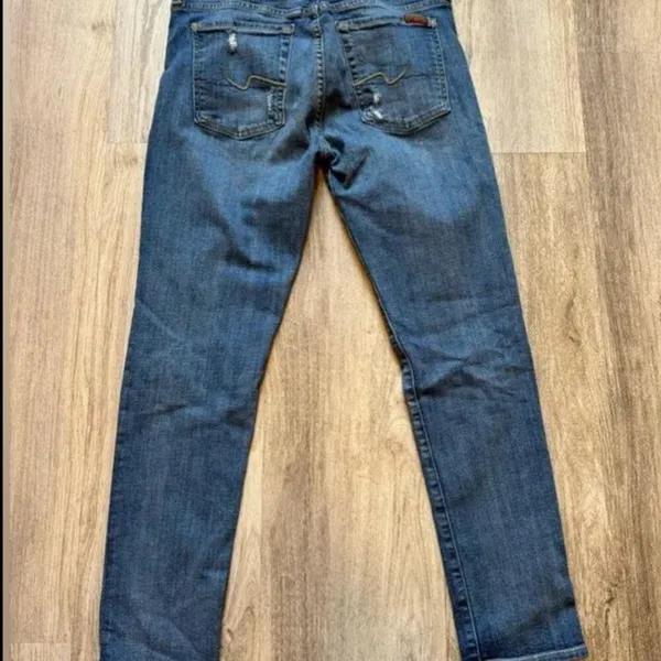 7 For All Mankind Skinny Jeans size 27‎ - Image 2