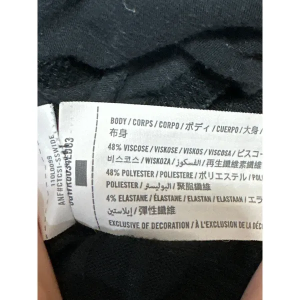 Abercrombie & Fitch Womens Black Rib Knit High Rise Skinny Leggings Pants Sz XS - Image 5