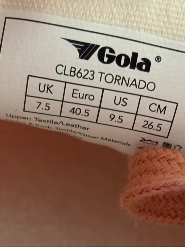 NEW Gola Harrier Trainer in Peach and Burgundy - Image 8