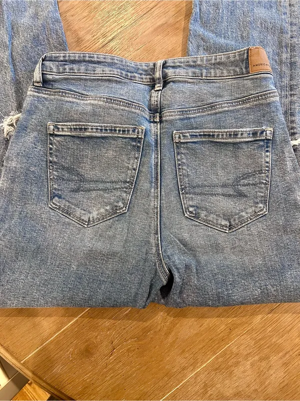 American Eagle Strigid Mom Jeans, 8 - Image 3