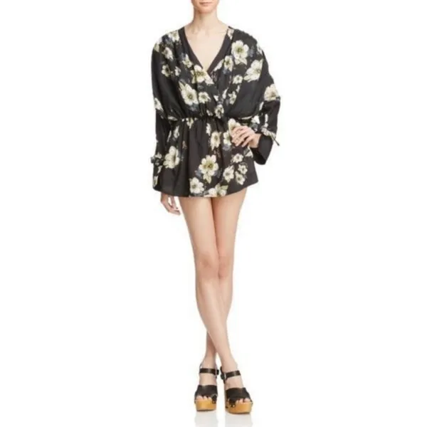 FREE PEOPLE floral top size xsmall - Image 5