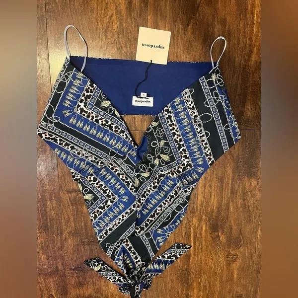 Revolve Superdown Alondra Halter Wrap Top - Image 2