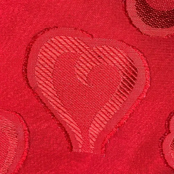 Red Babydoll Camisole Tank Top Medium Textured Hearts Mesh Coquette Y2K Vintage‎ - Image 7