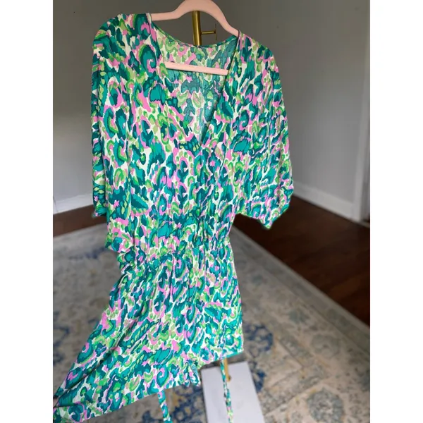 Cupshe Bright Abstract Shorts Romper Jumpsuit Vaca Resort Tropical Spring Summer - Image 10