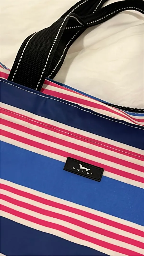 Scout Tote Bag Blue - Image 4