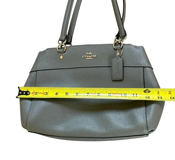 Coach Brooke Carryall Bag F25397 Tote Bag Leather Womens Gray - Image 12