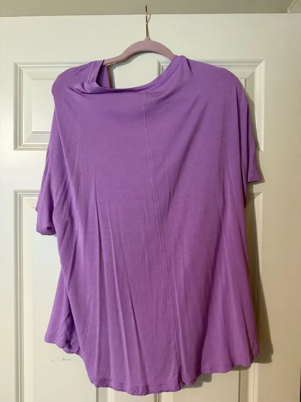 American Eagle Purple Soft & Sexy Top V Neck - Image 2