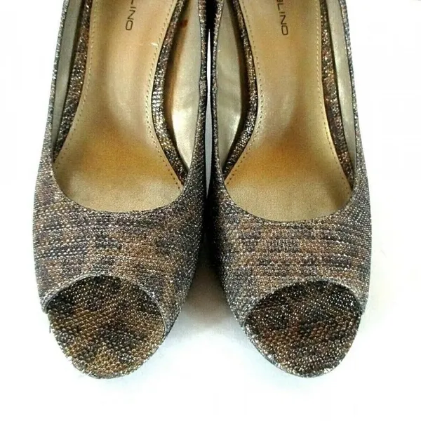 Bandolino Mylah copper shimmer cheetah print pumps - Image 2