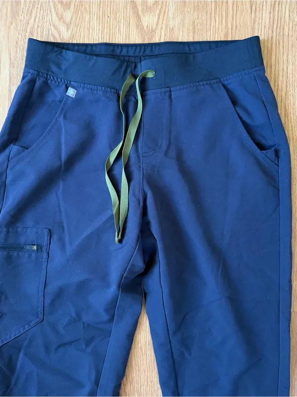 FIGS Limited Edition Women's Quiet Navy Zamora Jogger Scrub Pant - Image 6
