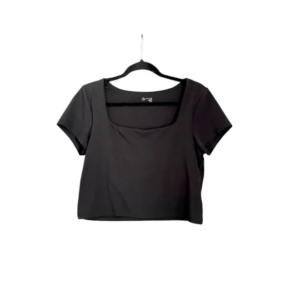 Offline by Aerie Black Real Me Square Neck Top Size XL - Image 3