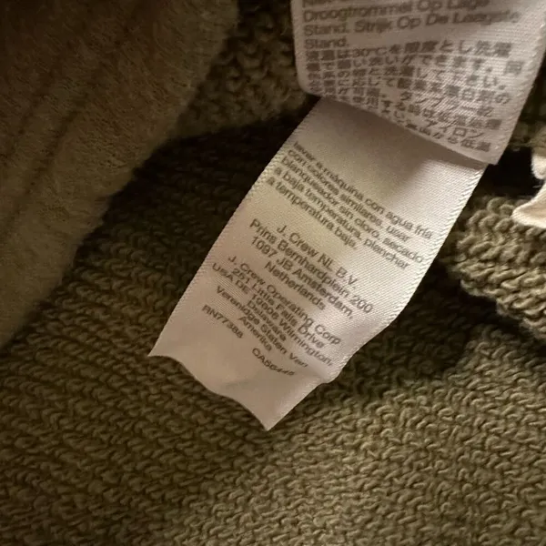 Madewell cropped pullover MWL green xs - Image 6
