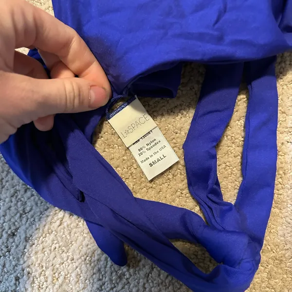 NWOT L*Space Lizzie high neck bikini top - Image 3
