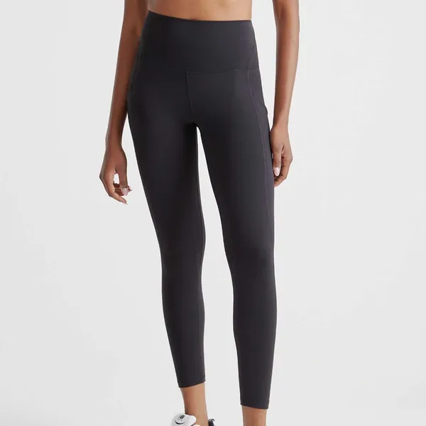 Quince Dark‎ Grey Ultra Soft High Rise Leggings - Image 2