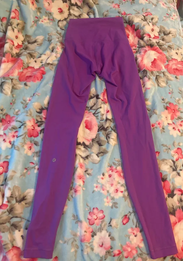 Purple Lululemon Leggings - Image 2