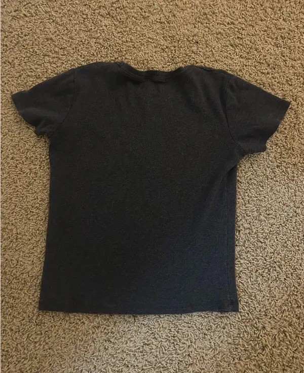 Dark Grey Brandy Melville Top - Image 2