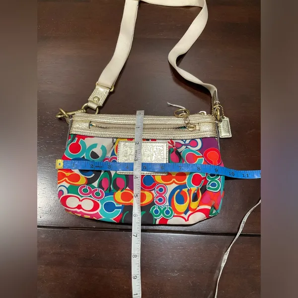 Coach Poppy Pop C‎ Glam Graffiti Crossbody Multi Colors - Image 11