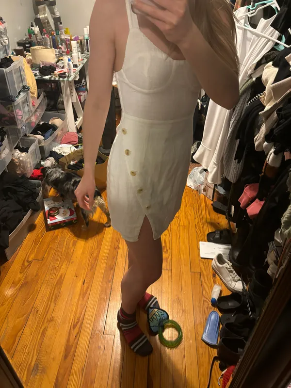 Sabo Skirt White Dress - Image 7