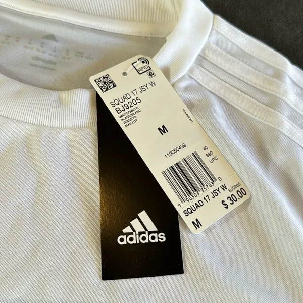 Adidas Women’s Short Sleeve White Top Climacool Size M NWT - Image 3