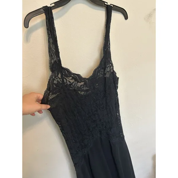 Vintage Rare Victoria’s Secret Lace Maxi Slip Dress Size Medium Feminine Sexy - Image 4