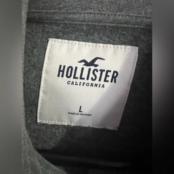 Hollister Cropped Turtle Neck Half Zip Sweater Women’s size Large - Image 6