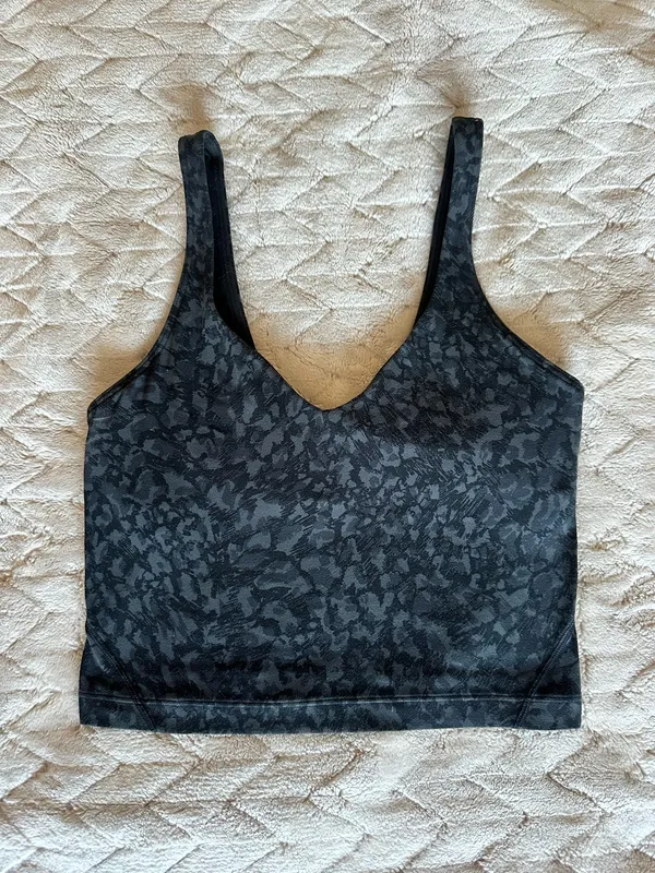Lululemon Align Tank Black Camo - Image 2
