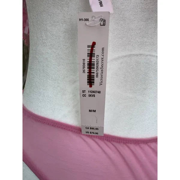 Victoria’s Secret Very Sexy Sheer Teddy M NWT Floral Embroidered Boho Lingerie - Image 7