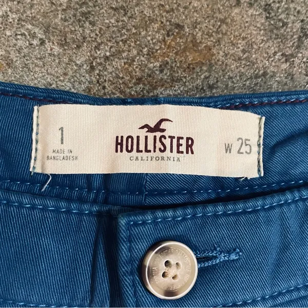 Hollister Blue Shorts Sz 25 - Image 4