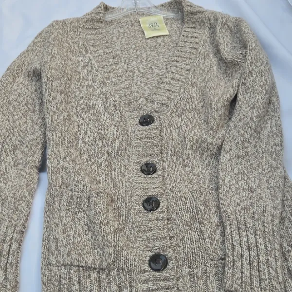 Old Navy Women's Beige Cardigan Sweater - Image 6