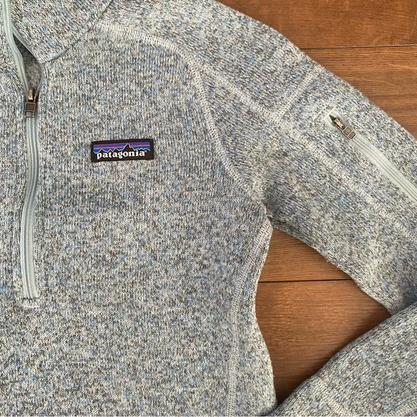 Patagonia Better Sweater 1/4 Zip Pullover Fleece Blue XXS - Image 2