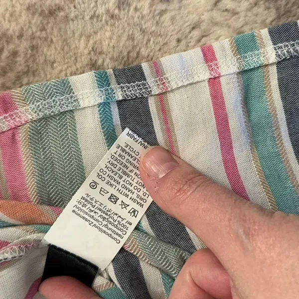 SHEIN Striped‎ Button Front Summer Women’s 2XL - Image 8