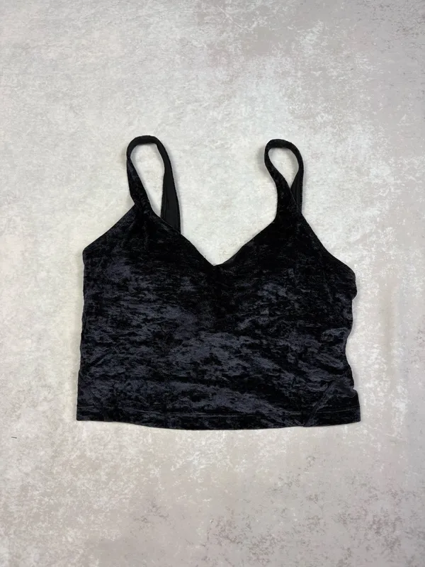 Lululemon Black Crushed Velvet Velour Three Piece Set - Image 9