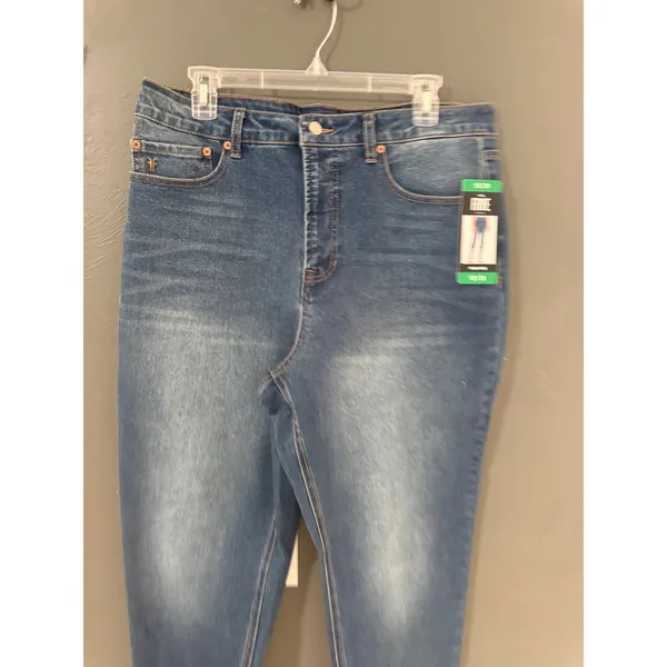Frye Amari Wash High Rise Skinny Cuffed Jeans Womens 12/31 Medium Blue‎ New - Image 4