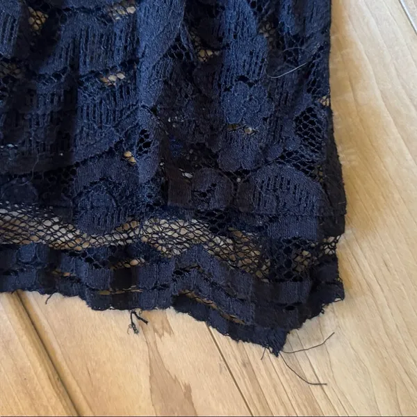 Show Me Your MuMu Black Lace Blouse - Image 3