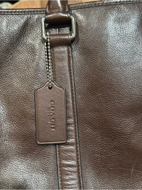 Coach Metropolitan Weekender Tote – Glovetanned Leather – Brown - Image 11