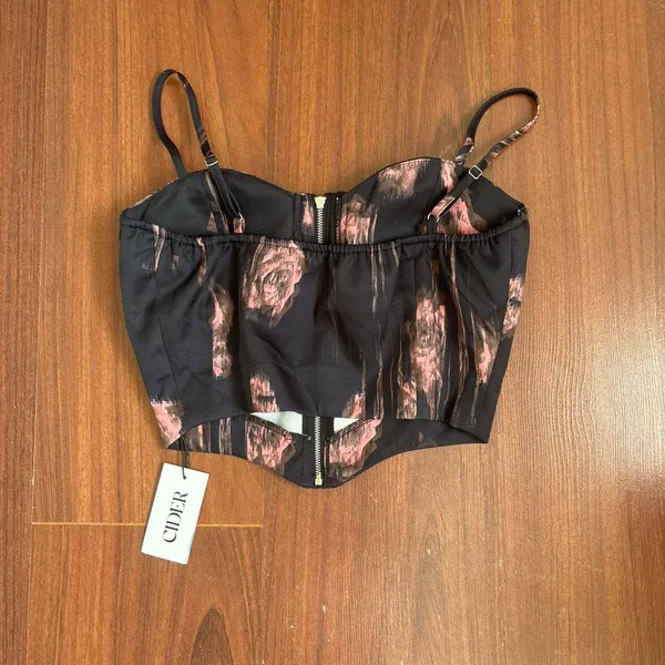 Cider Black Corset Top - Image 2