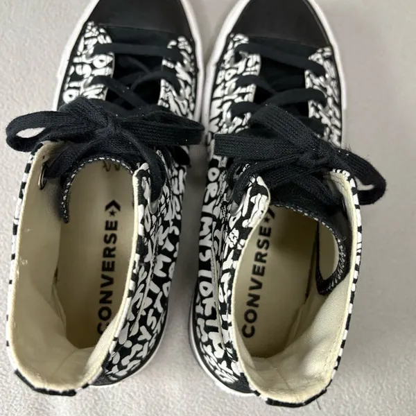 Converse Chuck Taylor All Star Platform My Story Print W 6.5 - Image 7