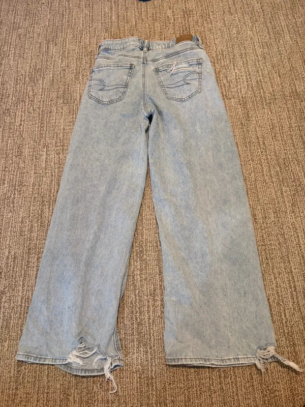 American Eagle Jeans Ripped Wide-Leg - Image 2