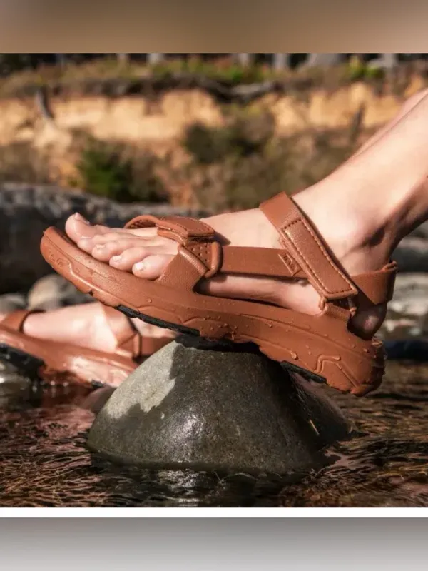 Teva Men's Tan Strap Sandals - Image 2
