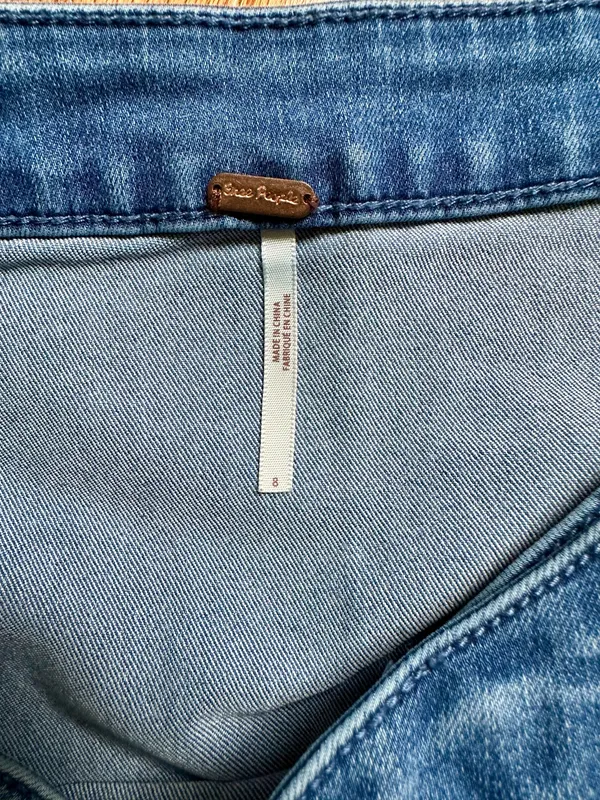 Free People Denim Skirt Mini - Image 4
