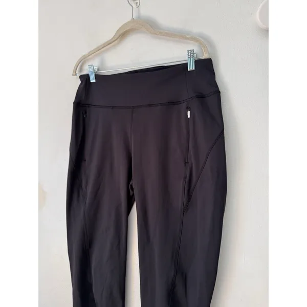 NWT Quince Whistler Mid Rise Thermal Joggers in Black Womens Size Medium - Image 6